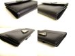 Photo7: PRADA Saffiano Black Leather Bifold Wallet Compact Wallet #9310