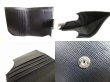 Photo8: PRADA Saffiano Black Leather Bifold Wallet Compact Wallet #9310