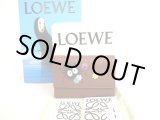 Photo: LOEWE and Ghibli Brown Leather Trifold Wallet Compact Wallet #9313