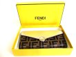 Photo12: FENDI Silver Leather Silver Plated H/W Flap Continental Wallet #9325