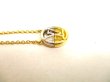 Photo4: LOUIS VUITTON Gold Silver LV Circle Medallion L TO V Necklace #9328