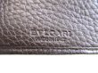 Photo10: BVLGARI Logo Dark Brown Canvas Black Leather Bifold Bill Wallet #9337