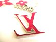 Photo3: LOUIS VUITTON Bordeaux Bag Charm Key Holder Sac Fleures du epi #9340