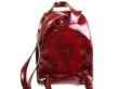 Photo2: Cartier Happy Birthday Bordeaux Patent Leather Backpack #9342