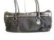 Photo2: PRADA Black Nylon Leather Tote Bag Hand Bag Purse #9344