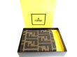 Photo12: FENDI Zucca Khaki Canvas Brown Leather Bifold Wallet Compact Wallet #9348