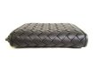 Photo5: BOTTEGA VENETA Intrecciato Black Leather Round Zip Coin Purse #9351