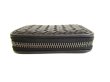 Photo6: BOTTEGA VENETA Intrecciato Black Leather Round Zip Coin Purse #9351