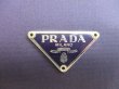 Photo10: PRADA Purple Nylon Black Leather Bifold Flap Long Wallet #9352