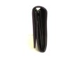 Photo3: PRADA Purple Nylon Black Leather Bifold Flap Long Wallet #9352