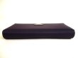 Photo6: PRADA Purple Nylon Black Leather Bifold Flap Long Wallet #9352