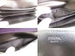 Photo9: PRADA Purple Nylon Black Leather Bifold Flap Long Wallet #9352