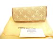 Photo1: LOUIS VUITTON Monogram Mini Beige Canvas Multicles 4 Pics Key Cases #9356