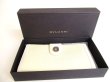 Photo12: BVLGARI Cream White Leather Palladium H/W Flap Long Wallet #9357