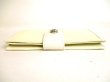 Photo6: BVLGARI Cream White Leather Palladium H/W Flap Long Wallet #9357