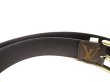 Photo6: LOUIS VUITTON Monogram Leather Pont Neuf 35MM Belt #9370