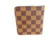 Photo2: LOUIS VUITTON Damier Brown Leather Bifold Wallet Compact Zip #9373