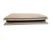 Photo5: BVLGARI Gray Grain Calf Leather Business Card Case Card Holder #9385