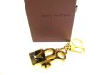 Photo1: LOUIS VUITTON Gold Plated Key Holder Bag Charm Porte Cles Confidence #9386