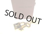 Photo: LOUIS VUITTON Gold Plated Key Holder Bag Charm Porte Cles Confidence #9386