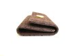 Photo5: BVLGARI Brown Denim Leather Logo Mania 6 Pics Key Cases #9391