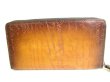 Photo2: Berluti Calligraphy Brown Leather Round Zip Wallet #9393