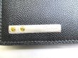 Photo10: Cartier Santos de Cartier Black Leather Bifold Long Wallet #9397