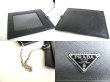 Photo10: PRADA Saffiano Black Leather Bifold Long Flap Wallet #9398