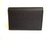 Photo2: LOEWE Black Leather Business Card Case Card Holder #9408