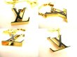 Photo2: LOUIS VUITTON Gold Bag Charm Key Holder Sac Fleures du monogram #9416