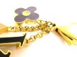 Photo5: LOUIS VUITTON Gold Bag Charm Key Holder Sac Fleures du monogram #9416