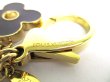 Photo9: LOUIS VUITTON Gold Bag Charm Key Holder Sac Fleures du monogram #9416