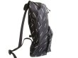 Photo3: BALENCIAGA Explorer Black Nylon Canvas Backpack Day Pack #9428