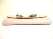 Photo5: Salvatore Ferragamo Vala Light Beige Leather Bifold Long Flap Wallet #9432