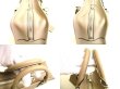 Photo7: LOEWE Sand Beige Calf Leather Hand Bag Purse W/Strap Amazona 28 #9434