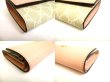 Photo7: GUCCI Double G GG Beige PVC Light Pink Leather Flap Long Wallet #9440