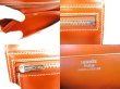 Photo10: HERMES Brown Box Calf Leather Silver H/W Long Wallet Bearn Soufflet #9443