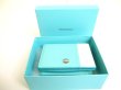 Photo12: Tiffany & Co. Blue White Leather Business Card Holder #9446