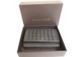 Photo12: BOTTEGA VENETA Intrecciato Black Leather Business Card Holder #9447