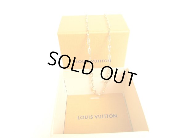 Photo1: LOUIS VUITTON Gold Plated Forever Young Necklace #9448