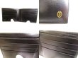 Photo8: Cartier Pasha de Cartier Black Leather Gold Logo Bifold Bill Wallet #9450