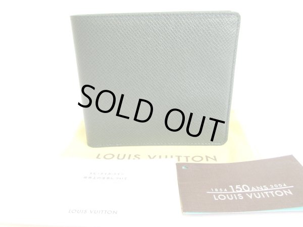 Photo1: LOUIS VUITTON Episea Taiga Leather Long Bill Wallet #9454