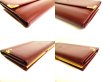 Photo7: Cartier Must de Cartier Bordeaux Leather Trifold Long Wallet #9457