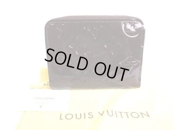 Photo1: LOUIS VUITTON Vernis Amarante Patent Leather Zippey Coin Purse #9463