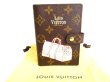 Photo1: LOUIS VUITTON Monogram Keepall Motif Small Ring Agenda Cover #9474