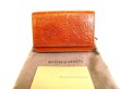 Photo1: BOTTEGA VENETA Butterfly Motif Brown Leather Business Card Holder #9476