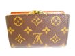 Photo2: LOUIS VUITTON Monogram Brown Leather Bifold Wallet Viennois #9482