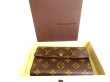 Photo12: LOUIS VUITTON Monogram Brown Leather Bifold Wallet Purse #9484