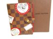 Photo1: LOUIS VUITTON Damier Brown Leather Patchwork Document Holders Agenda PM #9487