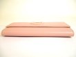 Photo5: Salvatore Ferragamo Gancini Light Pink Leather Long Flap Wallet #9488